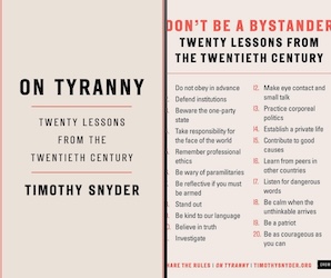 St. Mark's Reads - On Tyranny