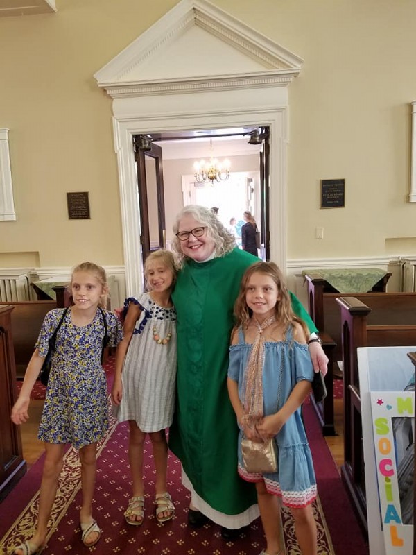 Rev. Sarah with some fans